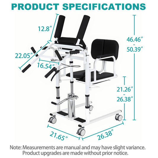 Lift Chairs for Seniors - Heavy-Duty Hydraulic Lifting Chair with Lean Forward Function
