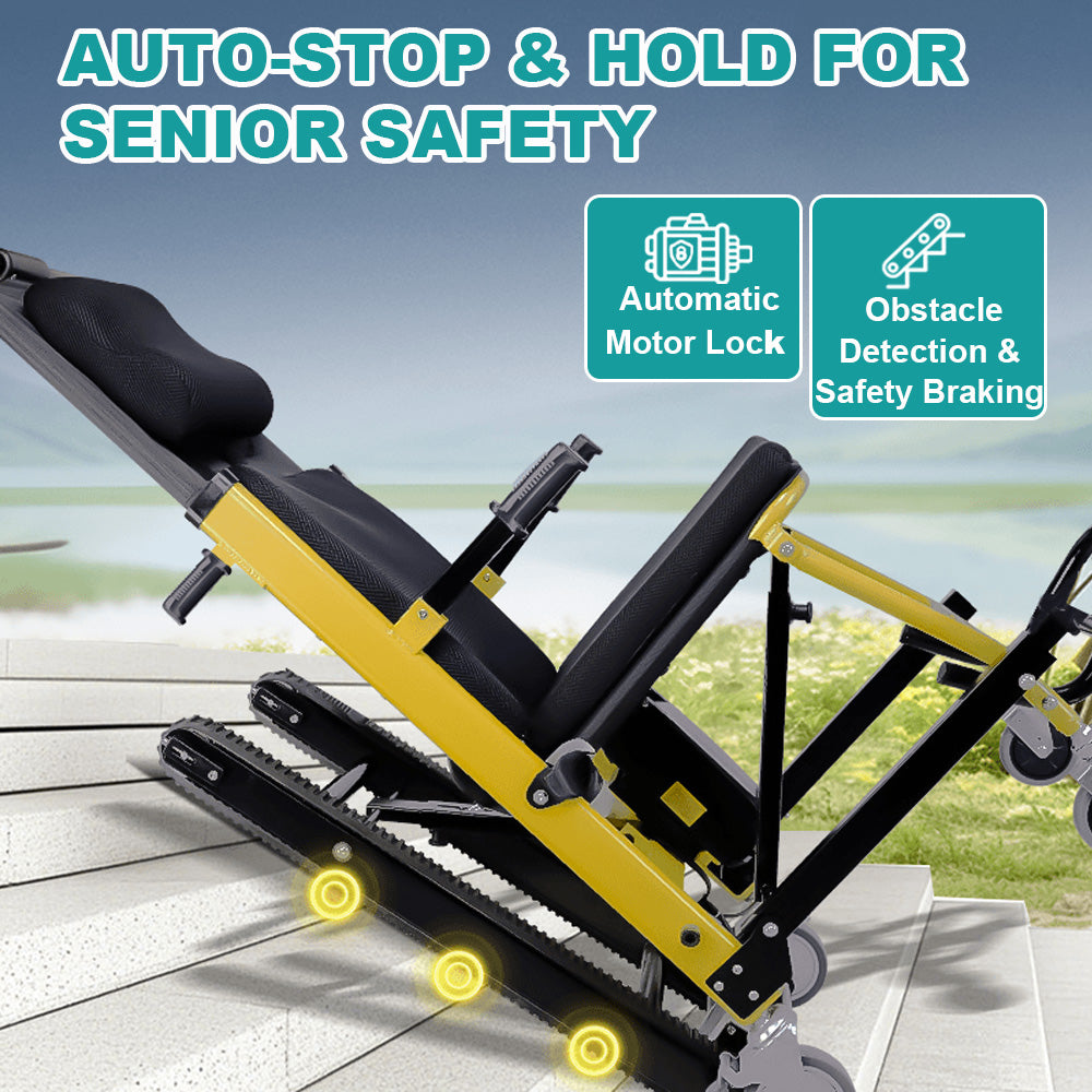 Foldable Stair Climbing Wheelchair