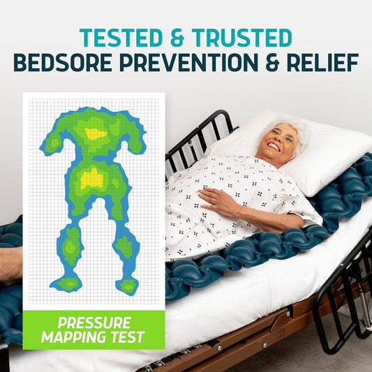 Alternating Air Pressure Mattress Pad with Static Mode