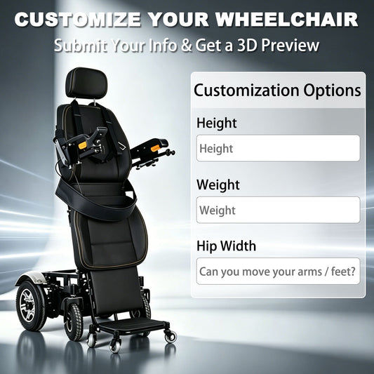 Standing Electric Wheelchairs - Heavy Duty Electric Wheelchair for Bariatric Users