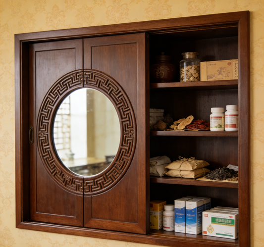Recessed Medicine Cabinet with Mirror