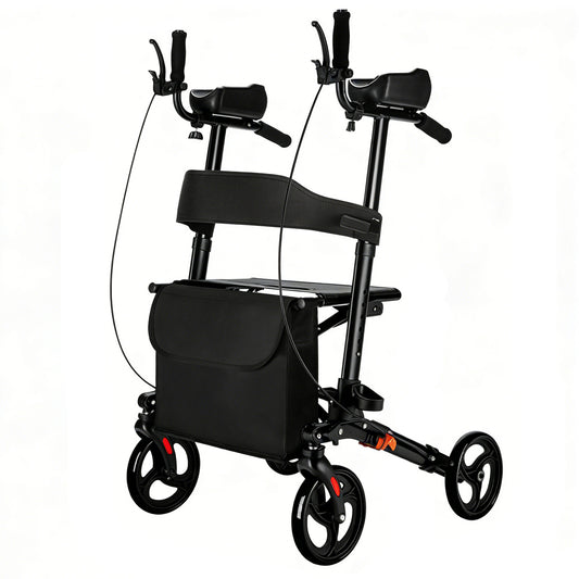 Upright Rollator – All Terrain, Foldable Seat Walker