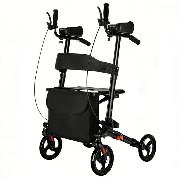 Upright Rollator – All Terrain, Foldable Seat Walker