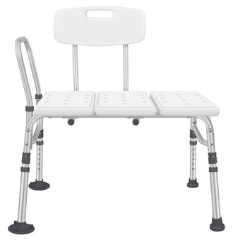 compare product Bathroom Shower Chairs, Tub Transfer Shower Bench with 10-Level Height Adjustment - Slip-Resistant Shower Chair for Elderly, Disabled & Pregnant - 330lb Capacity