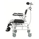 Portable Reclining Shower Chair – 4-in-1 Commode Wheelchair