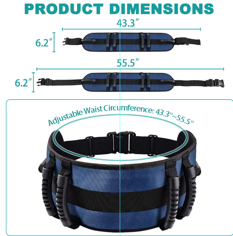 43.3-inch and 55.5-inch auxiliary waistbands
