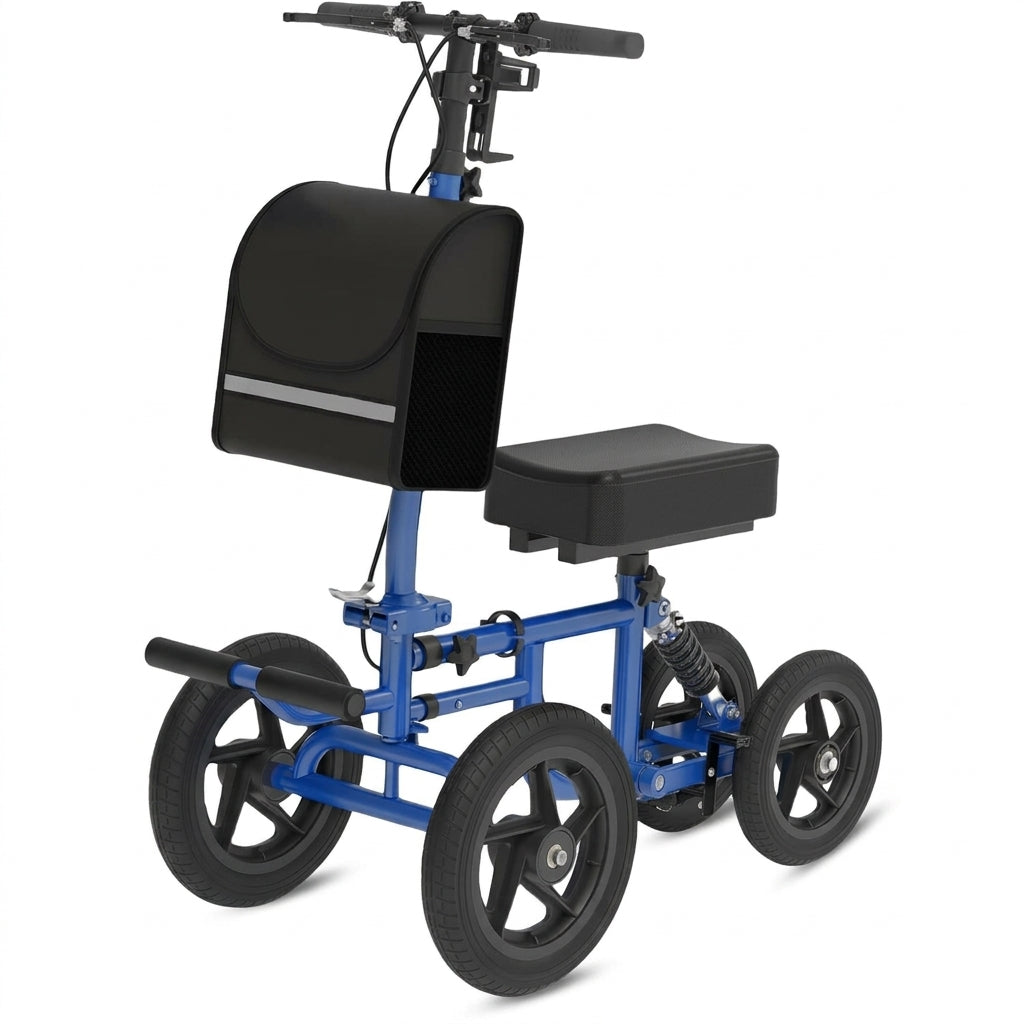 All Terrain Steerable Knee Scooter Foldable Walker