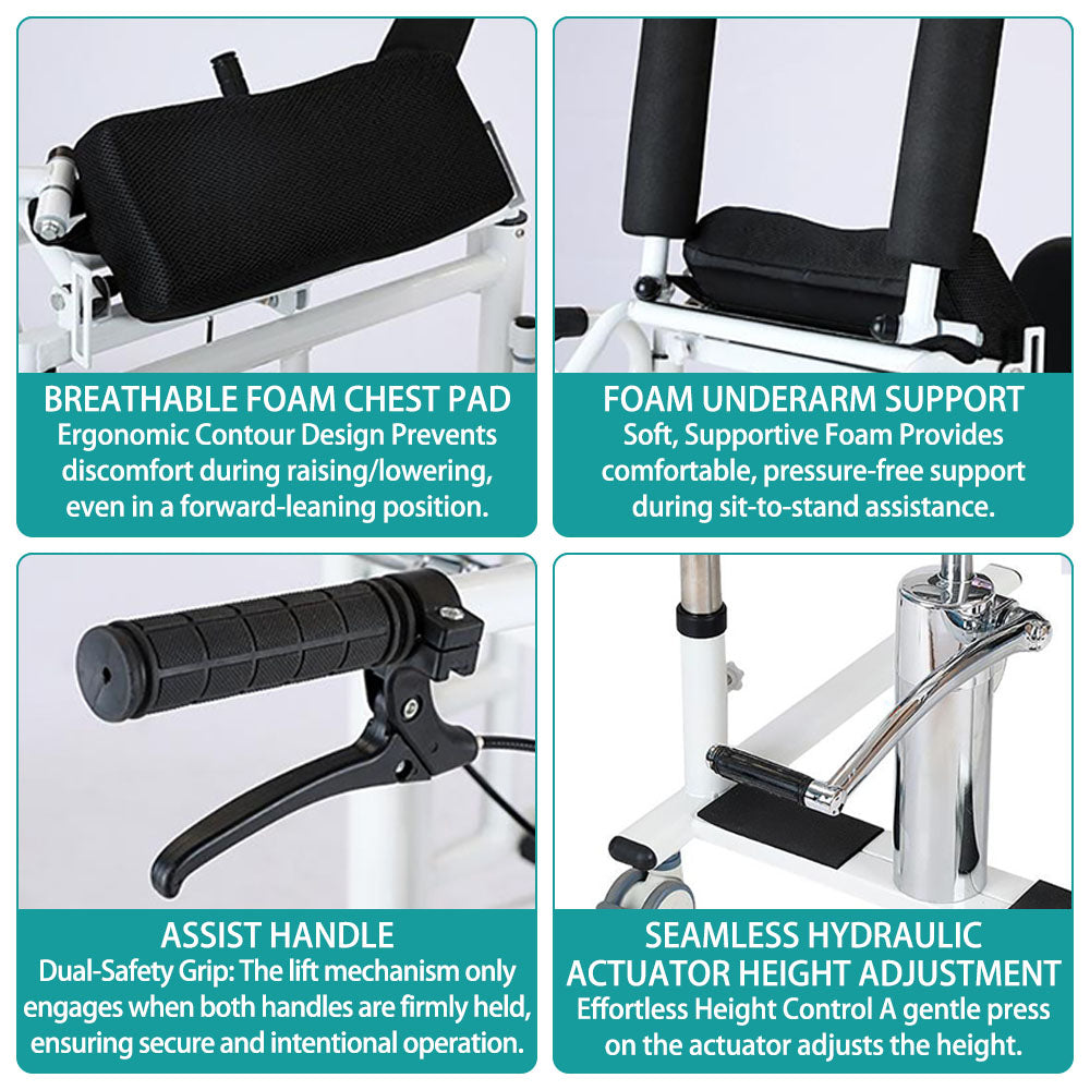 Heavy-Duty Hydraulic Lift Chair with Lean Forward Function