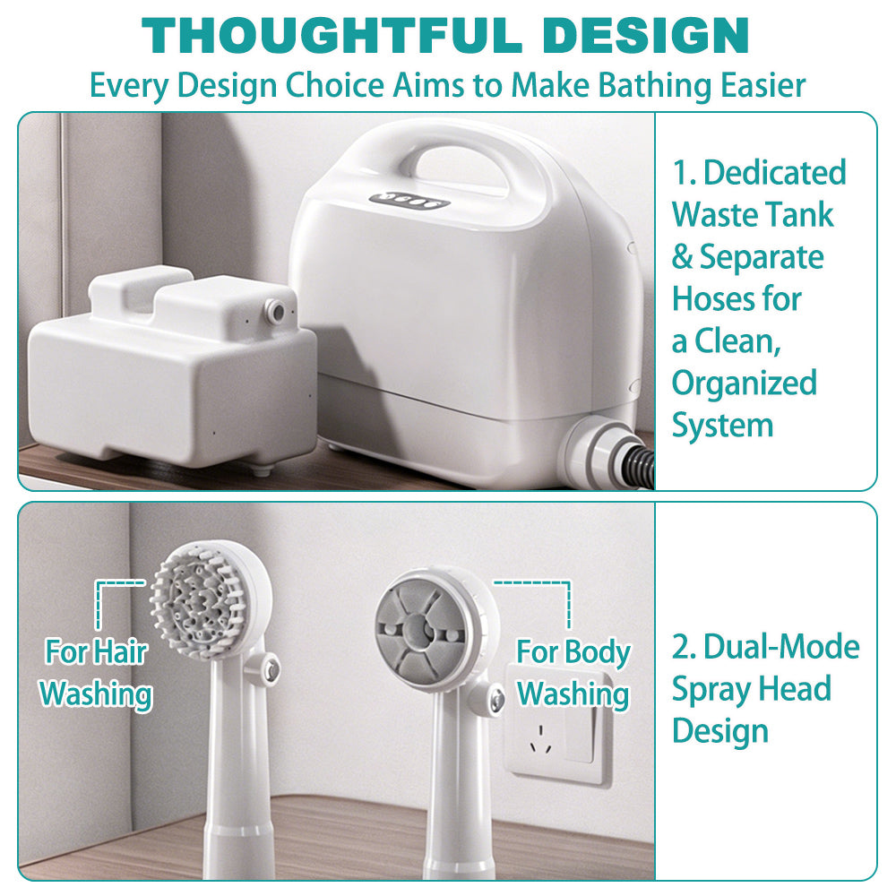 Portable Bed Shower Machine