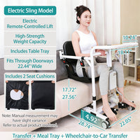 5-in-1 Electric Lift Chair with Tray