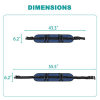 43.3-inch and 55.5-inch auxiliary waistbands