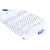 Disposable Urine Bag 2000ml | 90cm Tube | Cross Valve | 50pk
