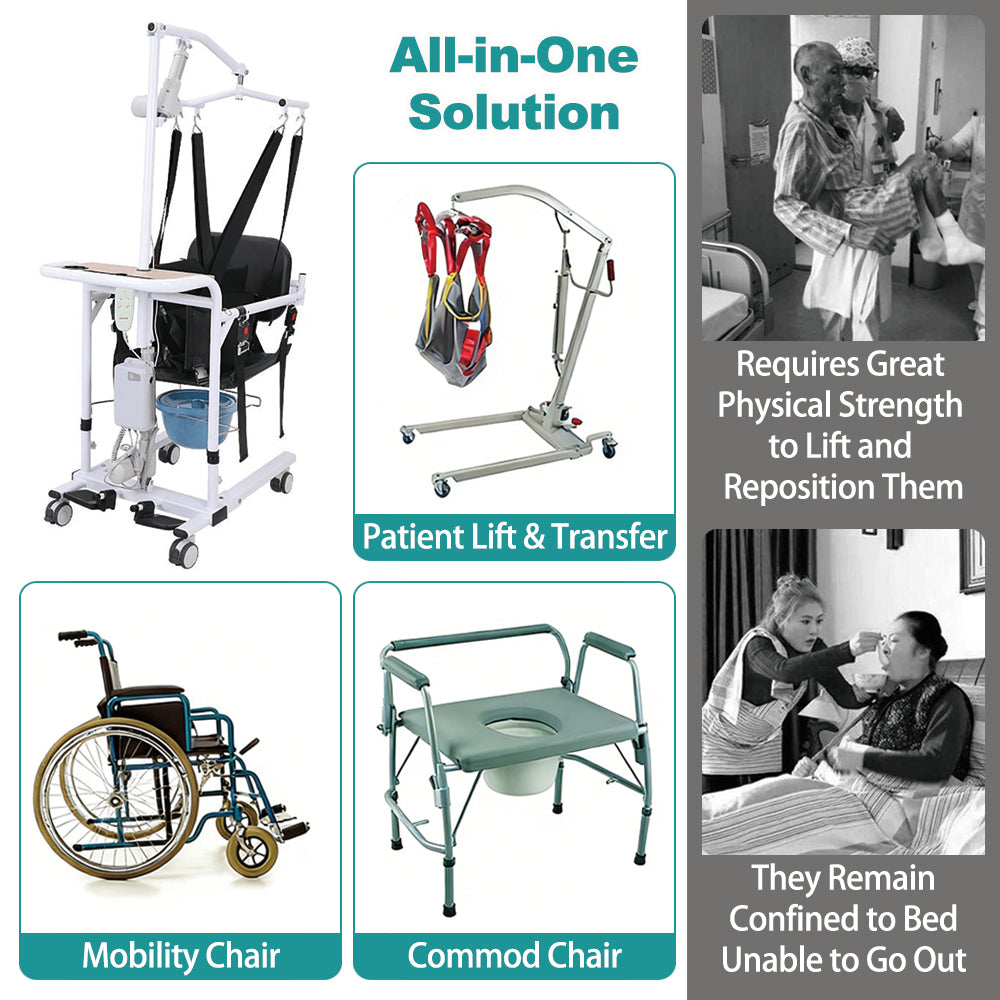 5-in-1 Electric Lift Chair with Tray