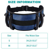 6 Heavy Handles - Gate Belt with Easy Fasten Buckle - Lift Assist for Elderly and Caregiver Support | 2 Sizes S and M Available