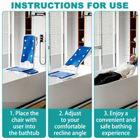 Electric Height-Adjustable Bathroom Shower Chair