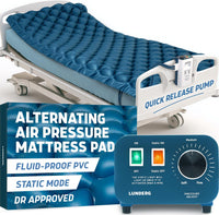 Alternating Air Pressure Mattress Pad with Static Mode