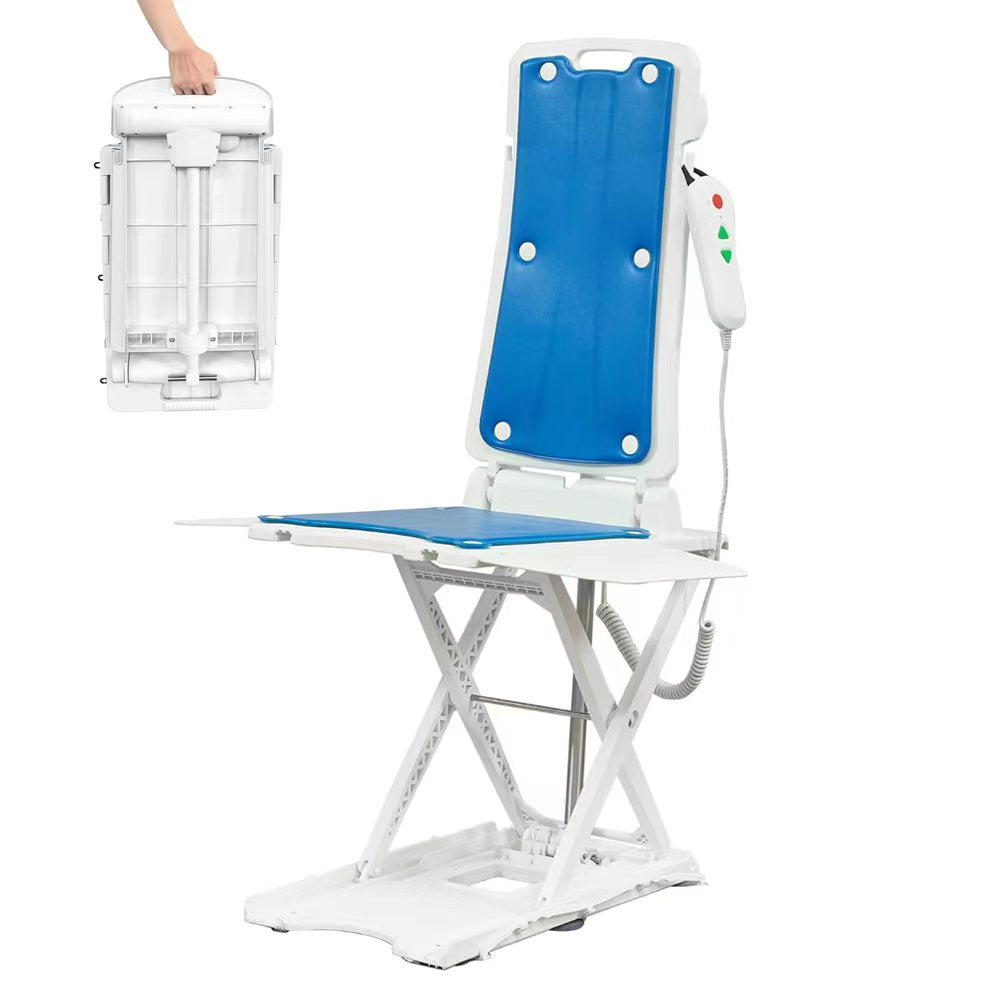 Electric Height-Adjustable Bathroom Shower Chair