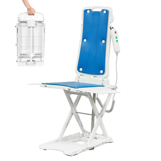 Electric Height-Adjustable Bathroom Shower Chair