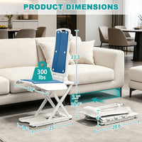 Electric Height-Adjustable Bathroom Shower Chair