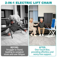 Electric Height-Adjustable Bathroom Shower Chair
