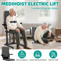 Compact Emergency Floor Lift For Home Care