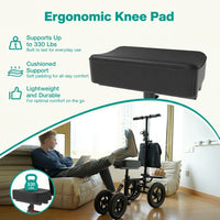 All Terrain Steerable Knee Scooter Foldable Walker
