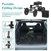 All Terrain Steerable Knee Scooter Foldable Walker