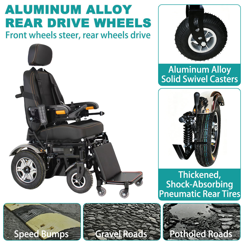 Standing Electric Wheelchairs - Heavy Duty Electric Wheelchair for Bariatric Users