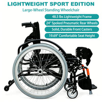 Manual Standing Wheelchair for Spinal Cord Injury