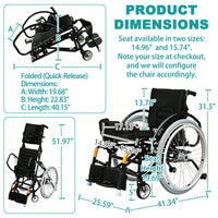 Manual Standing Wheelchair for Spinal Cord Injury