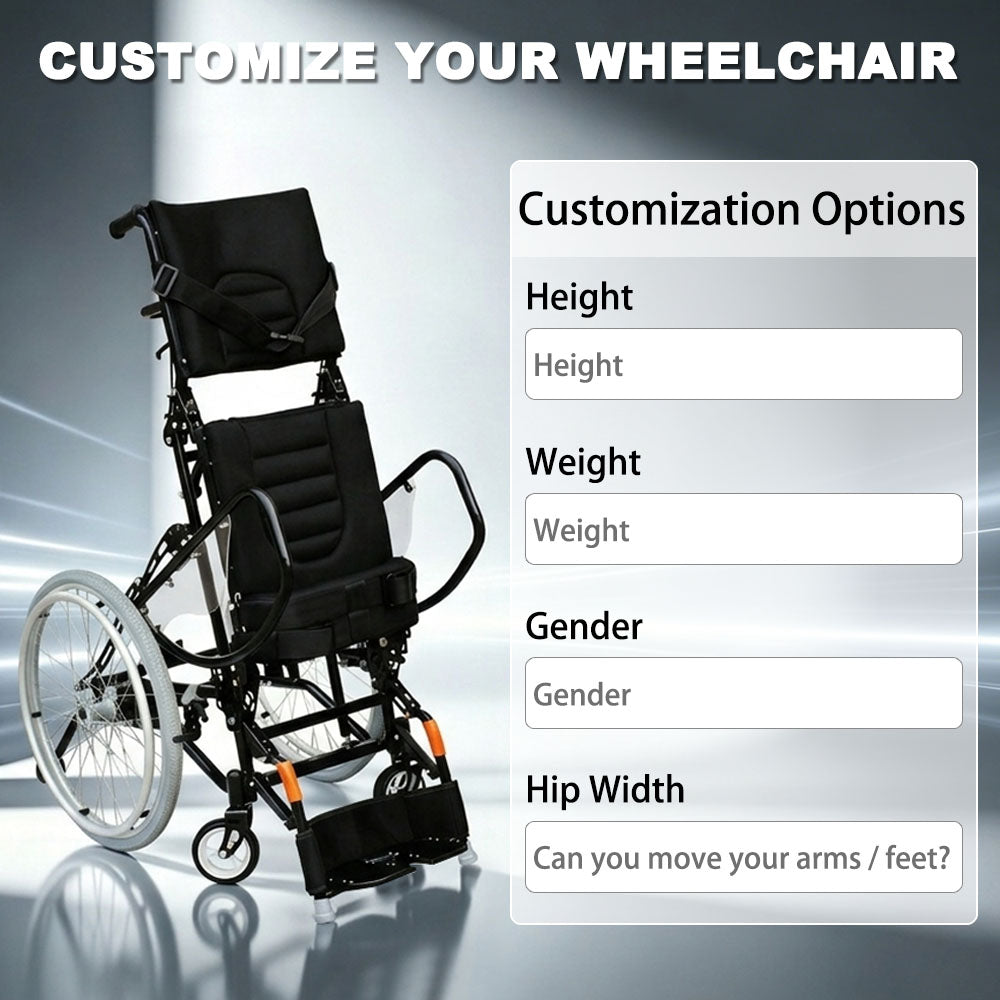Manual Standing Wheelchair for Spinal Cord Injury