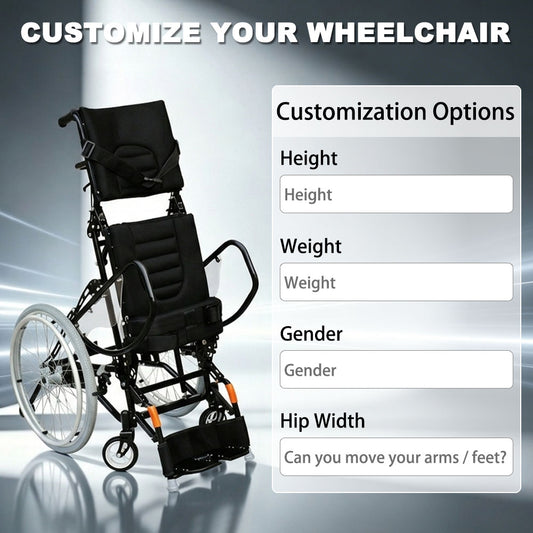 Manual Standing Wheelchair for Spinal Cord Injury