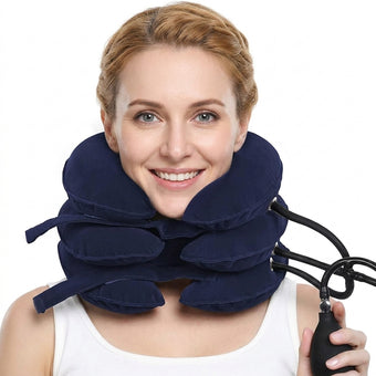 compare product Adjustable Inflatable Neck Traction Device - Ergonomic Cervical Stretcher