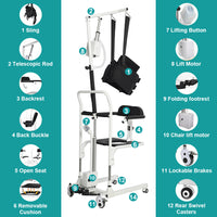 Electric Patient Lift Transfer Chair, Best Lift Chairs for Elderly Consumer