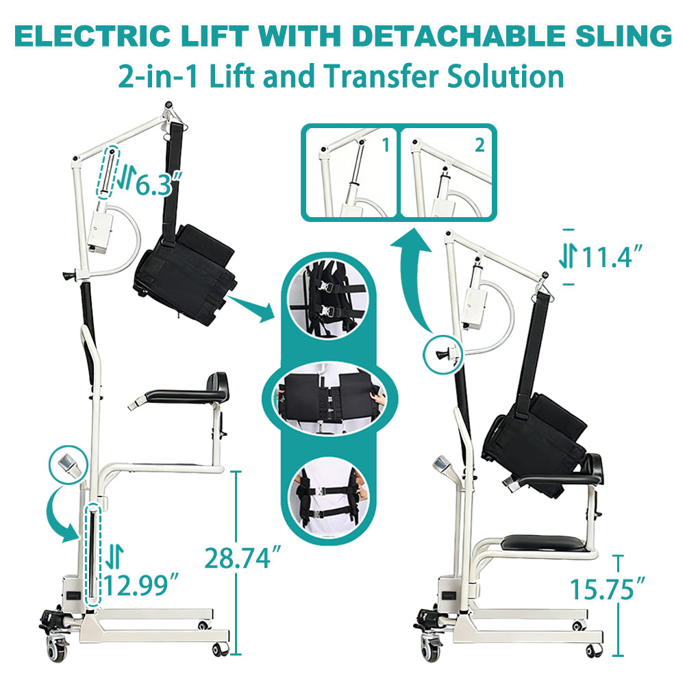 Electric Patient Lift Transfer Chair, Best Lift Chairs for Elderly Consumer