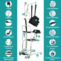 Electric Patient Lift Transfer Chair, Best Lift Chairs for Elderly Consumer