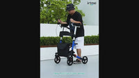 Upright Rollator – All Terrain, Foldable Seat Walker