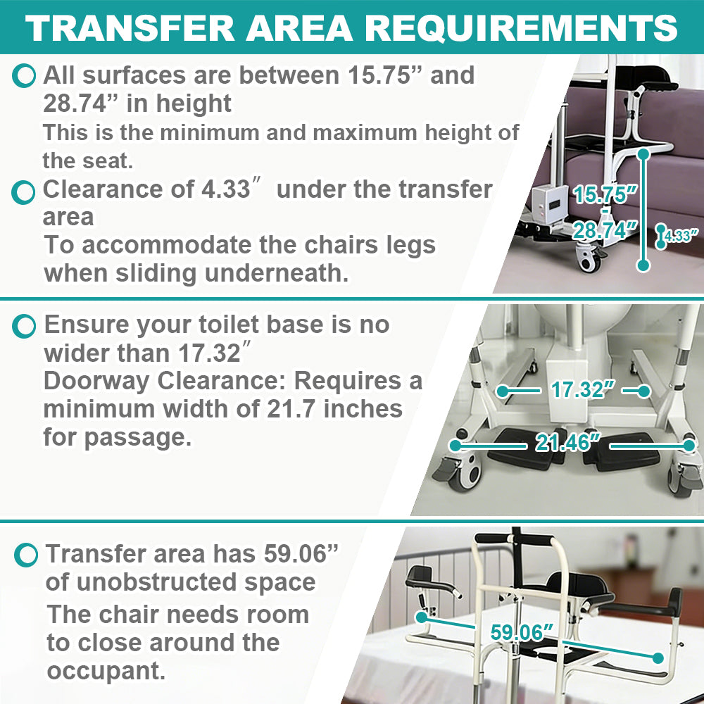 Electric Patient Lift Transfer Chair, Best Lift Chairs for Elderly Consumer