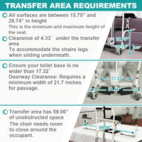 Electric Patient Lift Transfer Chair, Best Lift Chairs for Elderly Consumer