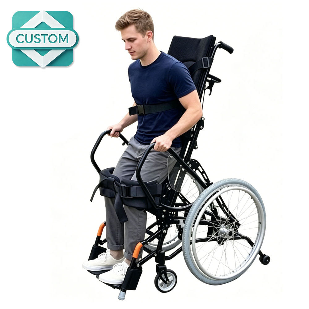 Manual Standing Wheelchair for Spinal Cord Injury